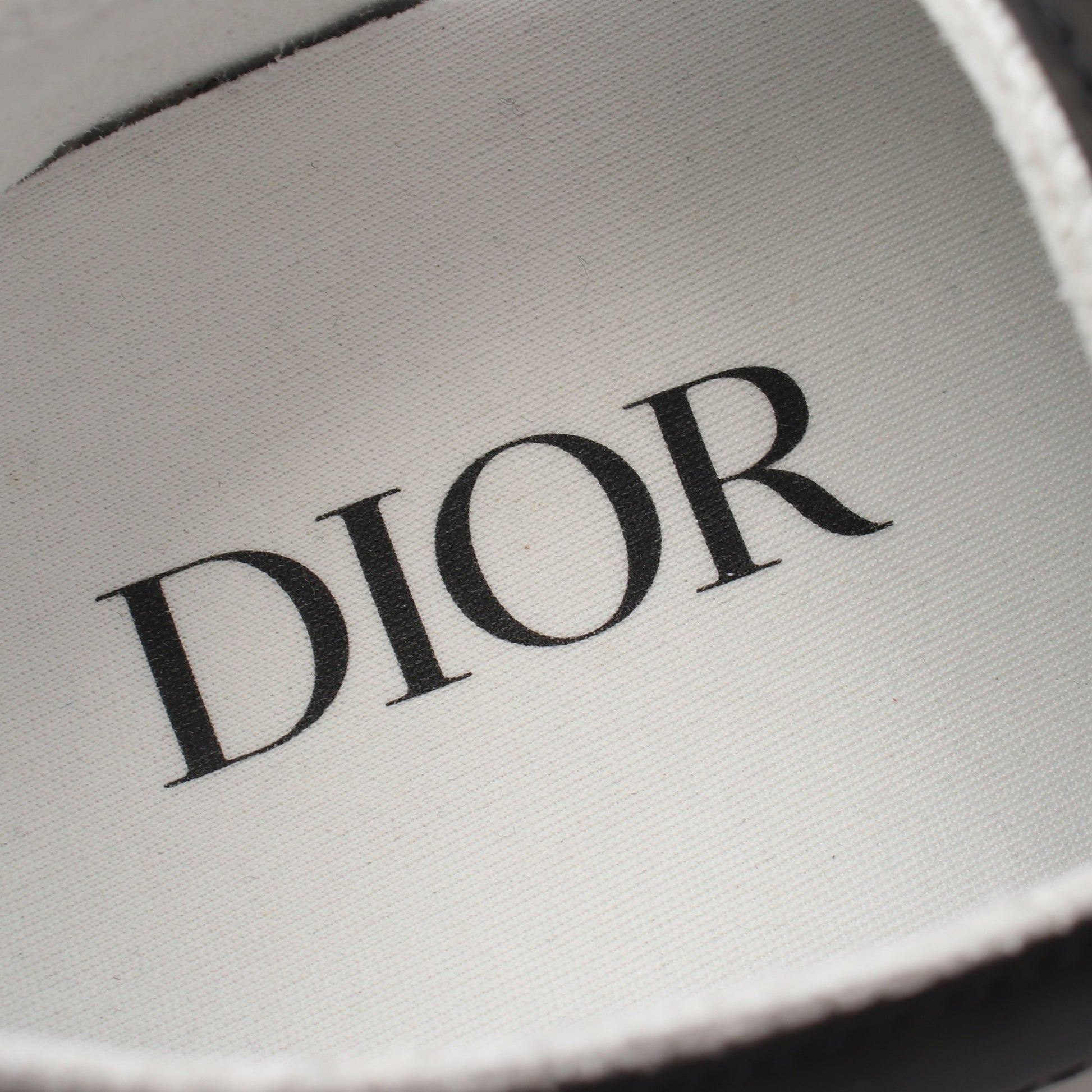 B23 オブリーク ローカットスニーカー メッシュ ラバー ブラック ホワイト クリスチャンディオール シューズ Christian Dior