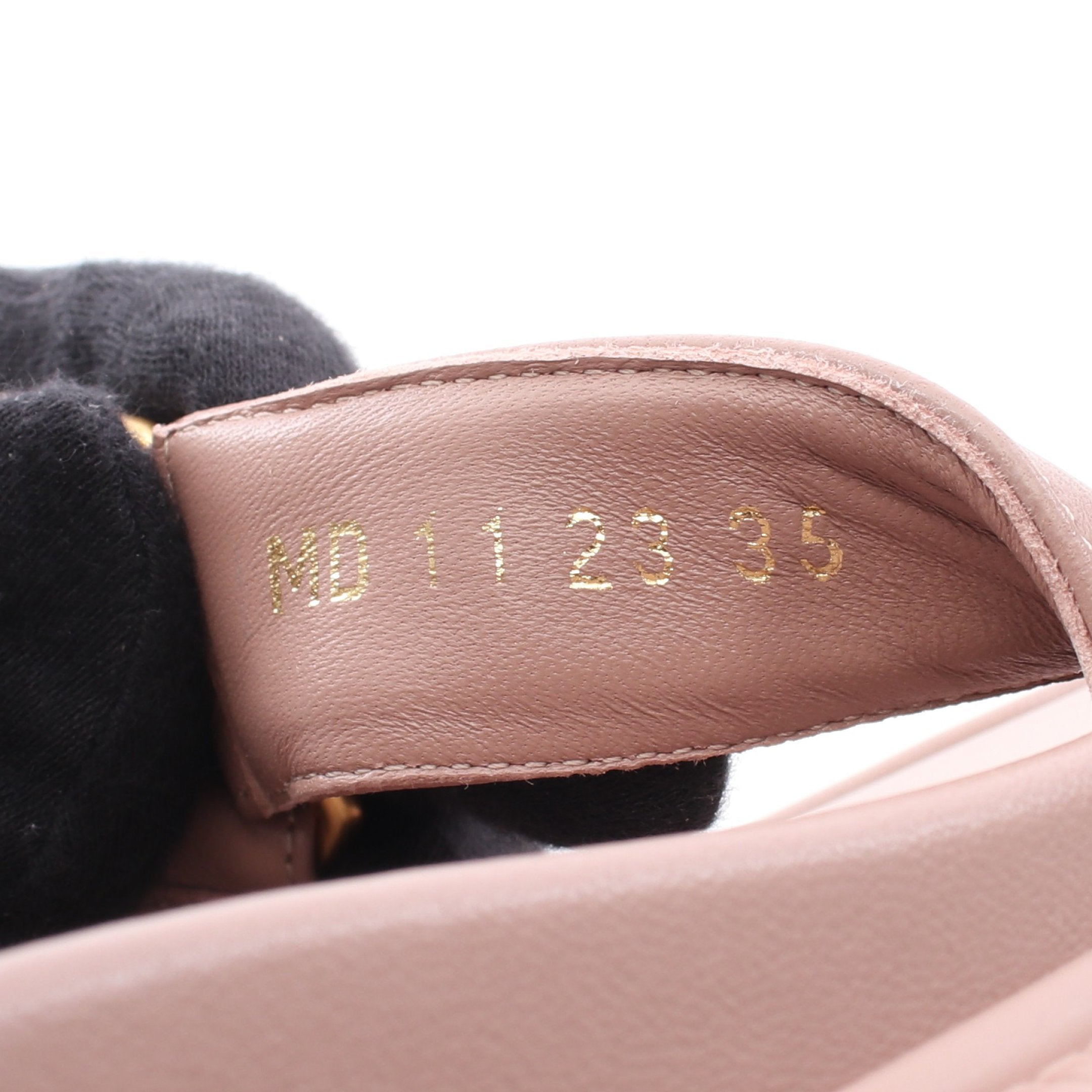 DIORACT ディオールアクト サンダル レザー ダスティピンク