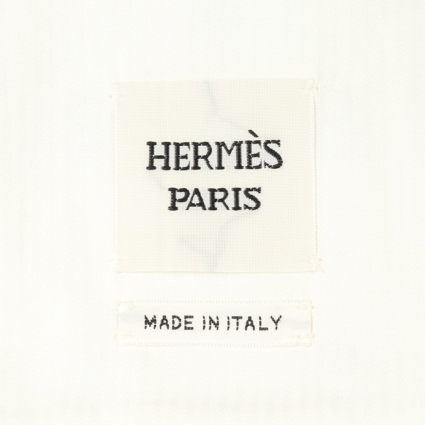シェーヌダンクル ジャケット コットン オフホワイト ブラウン エルメス アウター HERMES