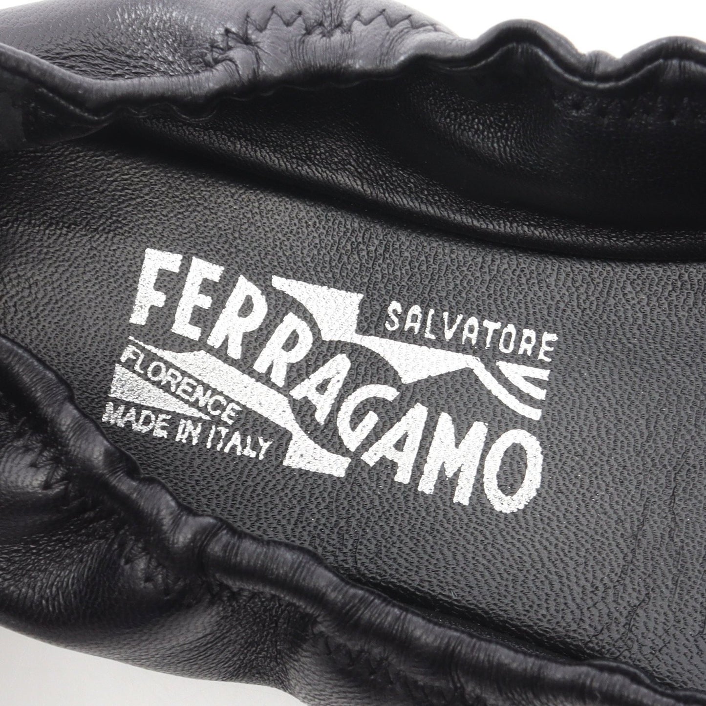 ヴァラリボン バレエシューズ レザー ブラック サルヴァトーレフェラガモ シューズ Salvatore Ferragamo
