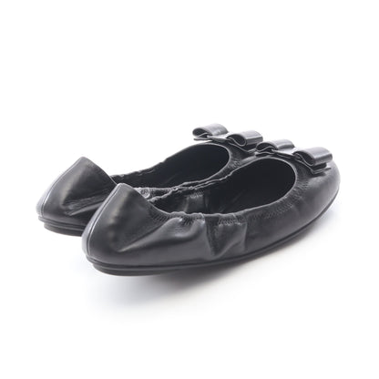 ヴァラリボン バレエシューズ レザー ブラック サルヴァトーレフェラガモ シューズ Salvatore Ferragamo