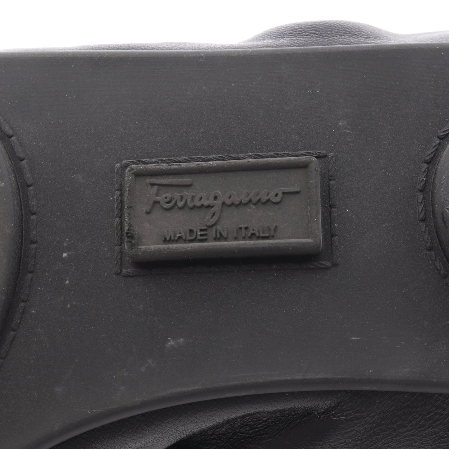 ヴァラリボン バレエシューズ レザー ブラック サルヴァトーレフェラガモ シューズ Salvatore Ferragamo