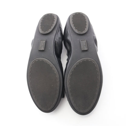 ヴァラリボン バレエシューズ レザー ブラック サルヴァトーレフェラガモ シューズ Salvatore Ferragamo