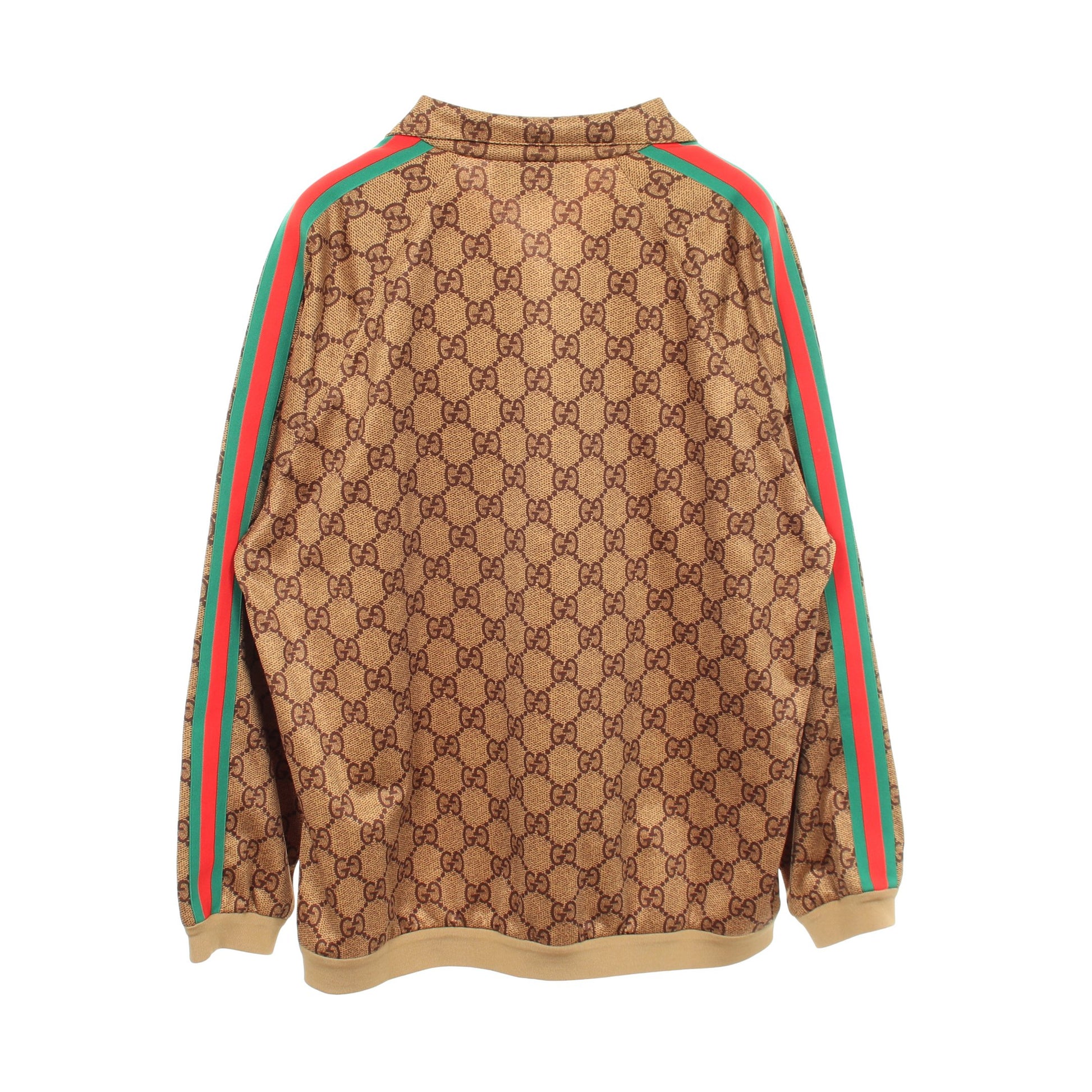 GGプリント テクニカルジャージ ジャケット コットン ベージュ グッチ アウター GUCCI