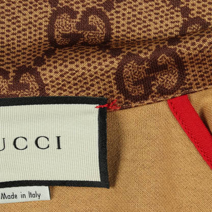 GGプリント テクニカルジャージ ジャケット コットン ベージュ グッチ アウター GUCCI