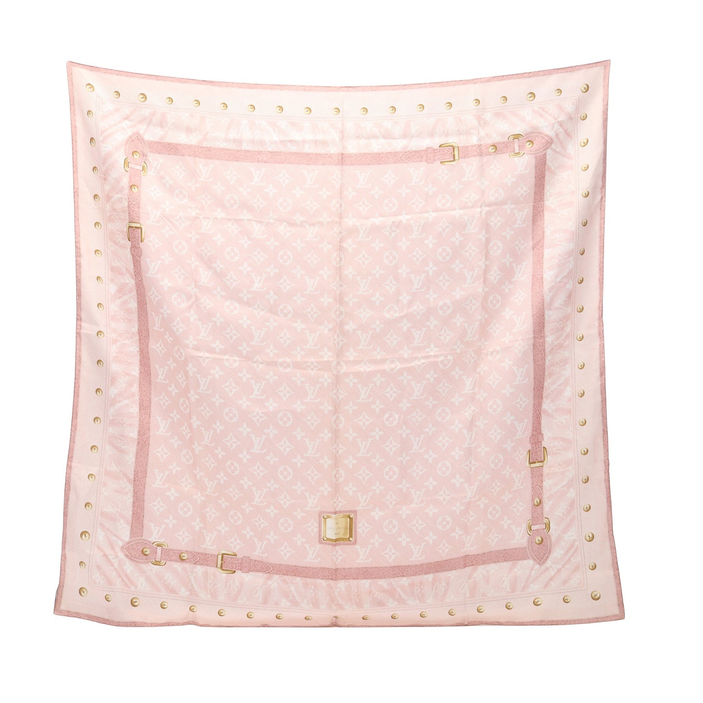カレ ニューデニム モノグラム スカーフ シルク ピンク ルイヴィトン 財布・小物 LOUIS VUITTON