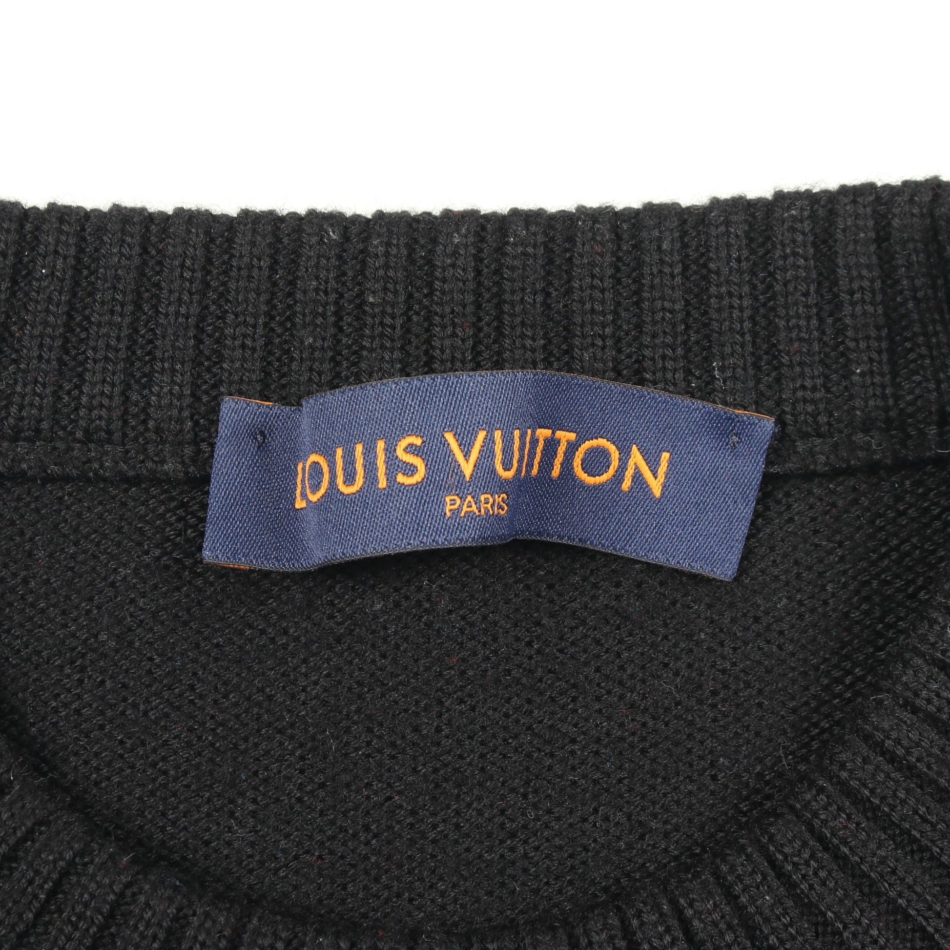 Amen Break LVVスポーツチーム クルーネック ニット ウール レッド ブラック グリーン ルイヴィトン トップス LOUIS VUITTON