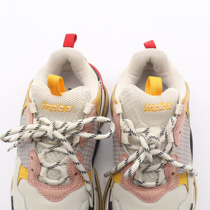 TRIPLE S トリプルS スニーカー ファブリック レザー オフホワイト マルチカラー バレンシアガ シューズ BALENCIAGA