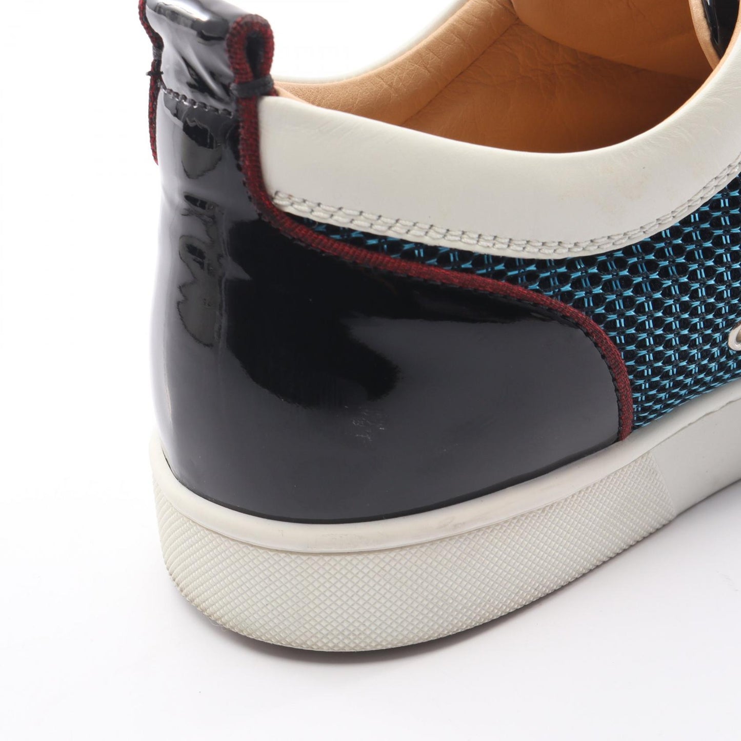 Louis Junior Spikes Orlato スニーカー レザー ファブリック エナメルレザー ホワイト マルチカラー クリスチャンルブタン シューズ Christian Louboutin
