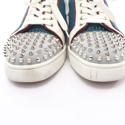 Louis Junior Spikes Orlato スニーカー レザー ファブリック エナメルレザー ホワイト マルチカラー クリスチャンルブタン シューズ Christian Louboutin
