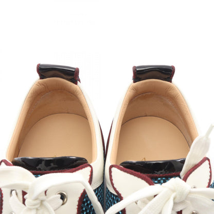 Louis Junior Spikes Orlato スニーカー レザー ファブリック エナメルレザー ホワイト マルチカラー クリスチャンルブタン シューズ Christian Louboutin