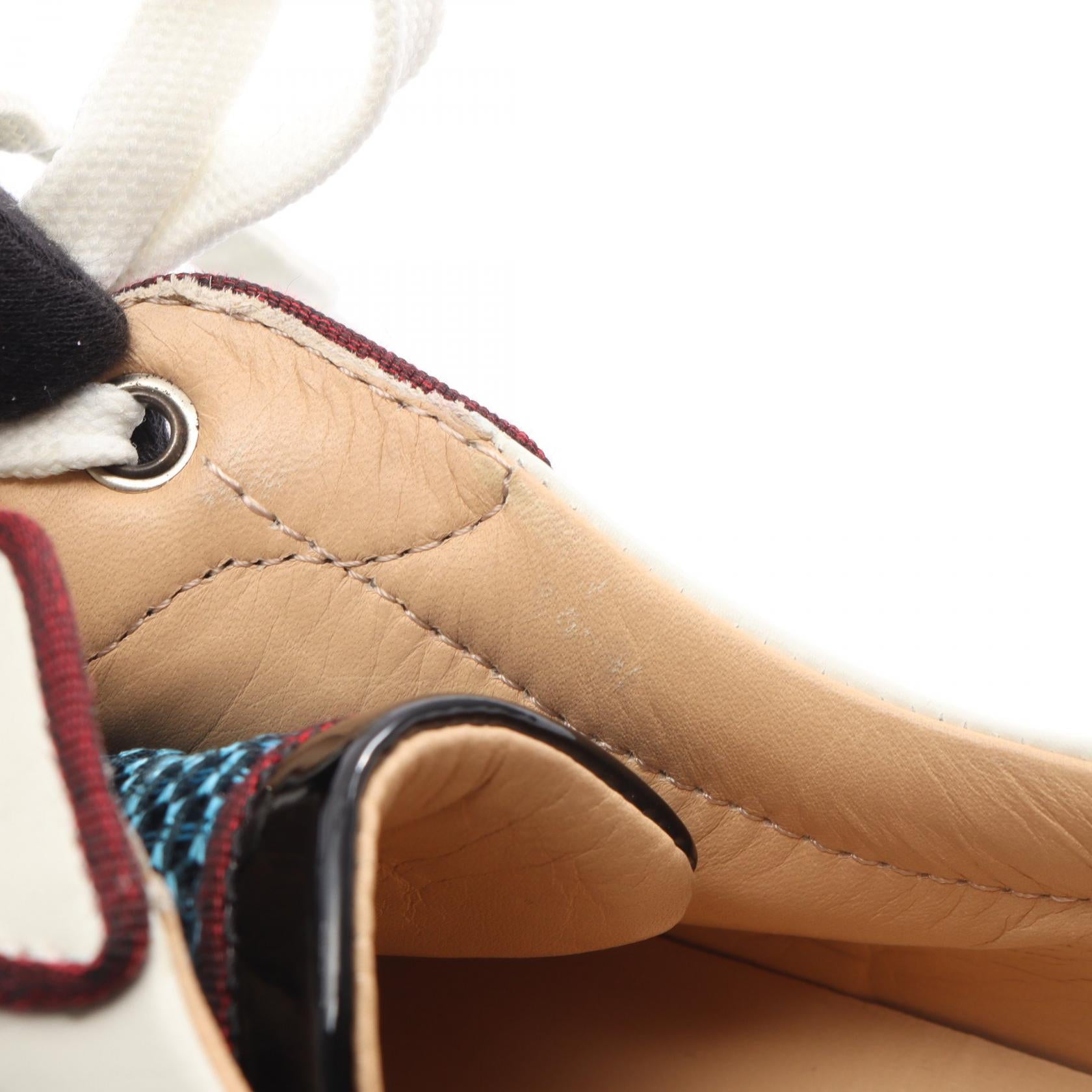 Louis Junior Spikes Orlato スニーカー レザー ファブリック エナメルレザー ホワイト マルチカラー クリスチャンルブタン シューズ Christian Louboutin