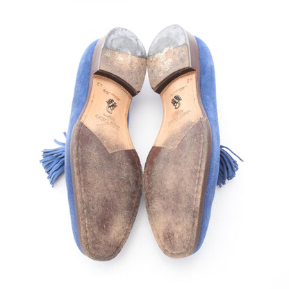 タッセル ローファー スエード ブルー ジミーチュウ シューズ JIMMY CHOO