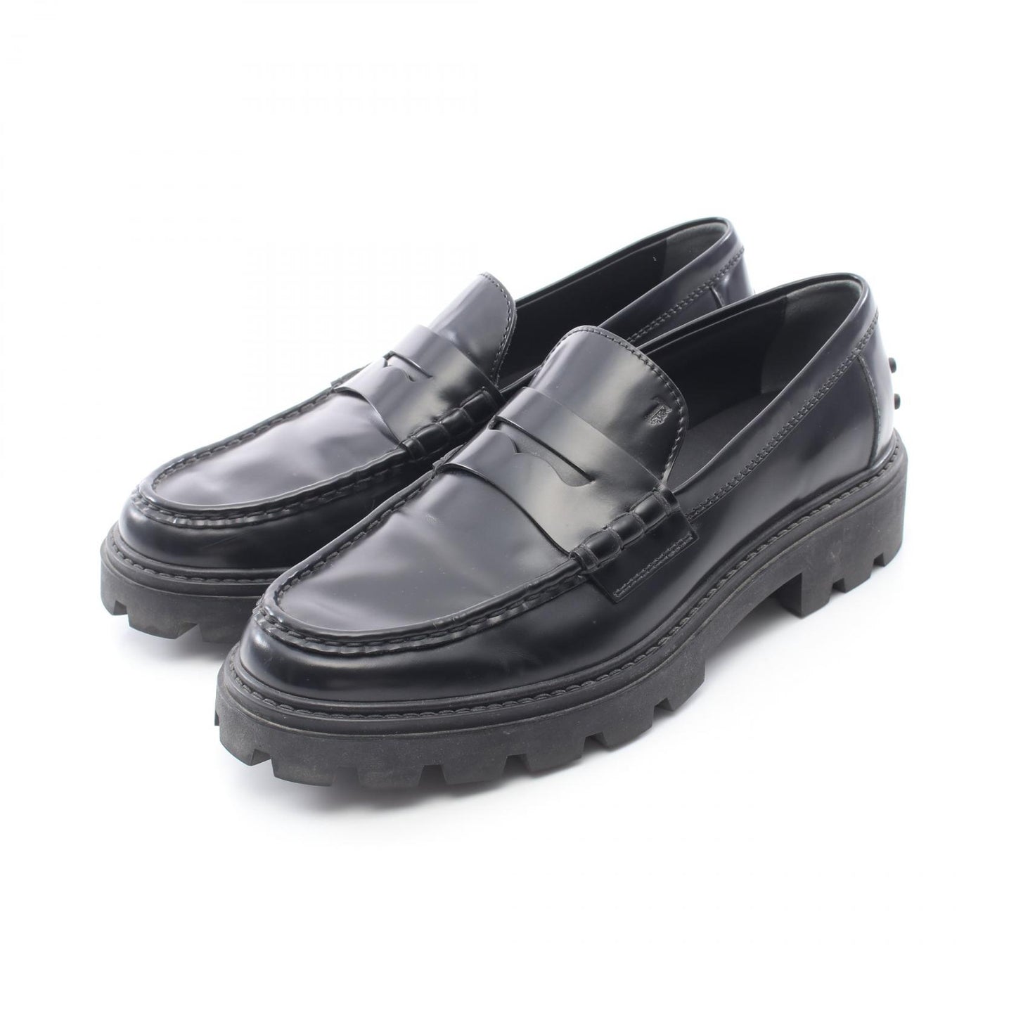 Gomma Pesante ゴマペザンテ ローファー レザー ブラック トッズ シューズ TOD'S