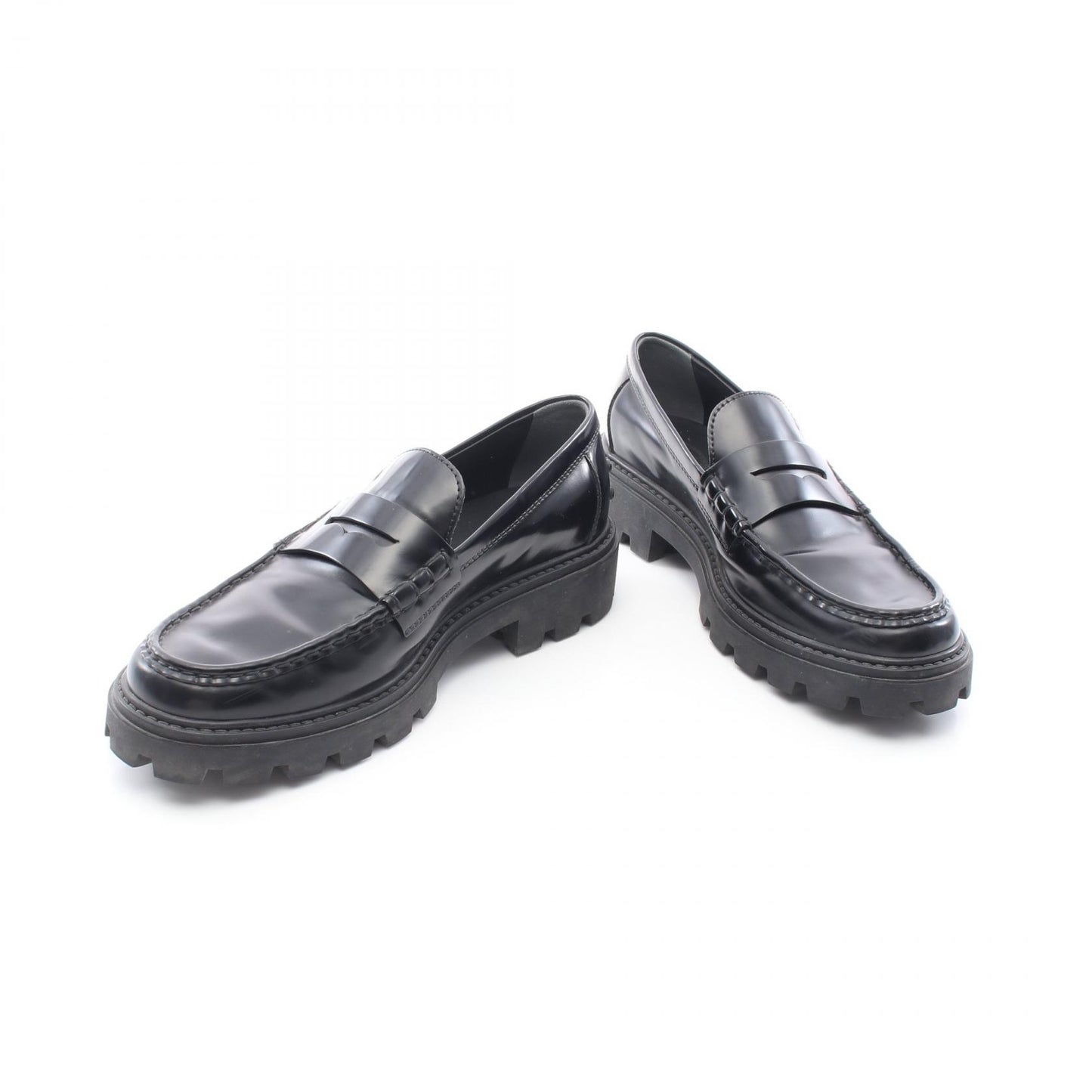 Gomma Pesante ゴマペザンテ ローファー レザー ブラック トッズ シューズ TOD'S