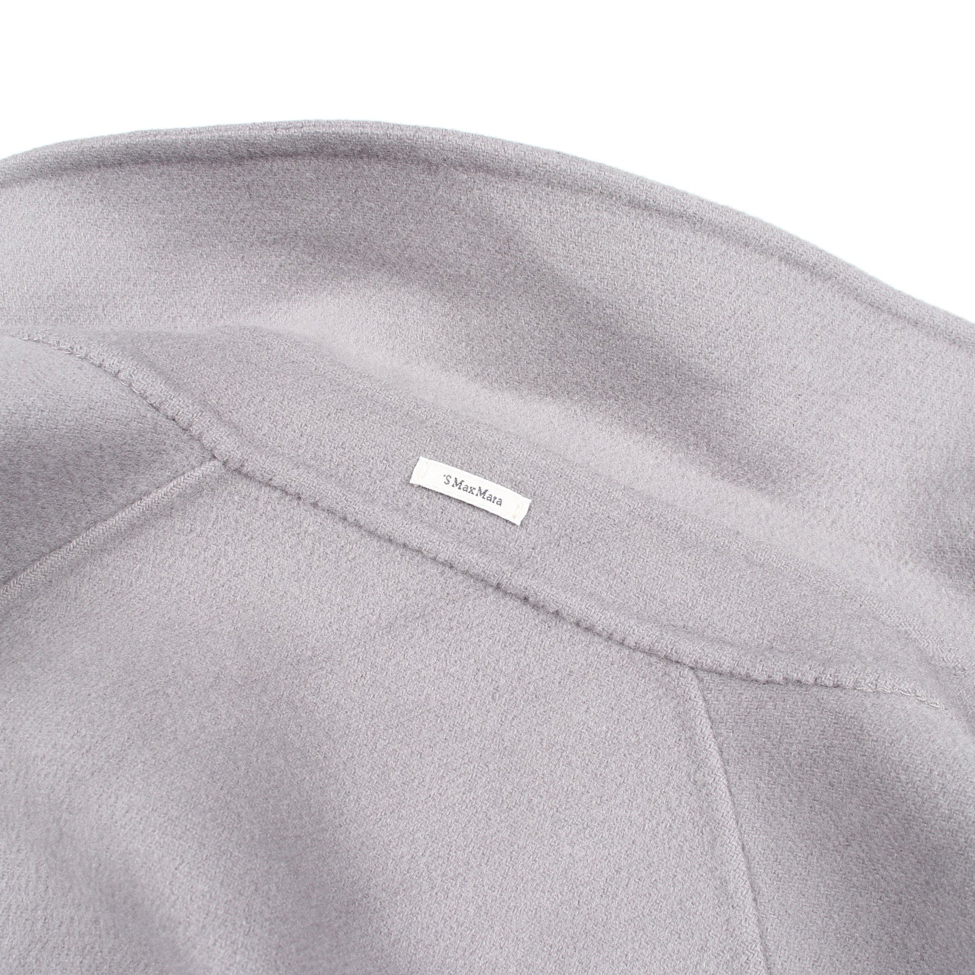 コート ウール ブルーグレー エスマックスマーラ アウター S Max Mara