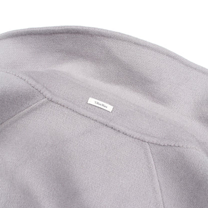コート ウール ブルーグレー エスマックスマーラ アウター S Max Mara