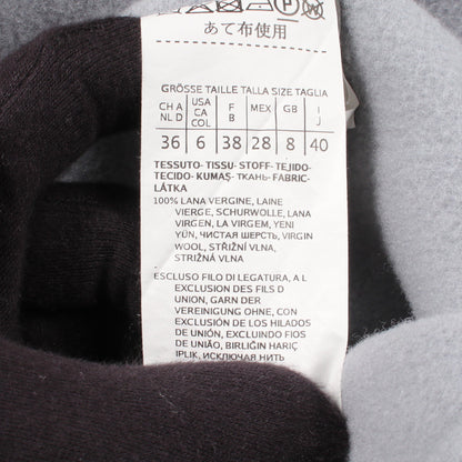CUCITO A MANO フード付き コート ウール ブルーグレー マックスマーラウィークエンド アウター Max Mara Weekend