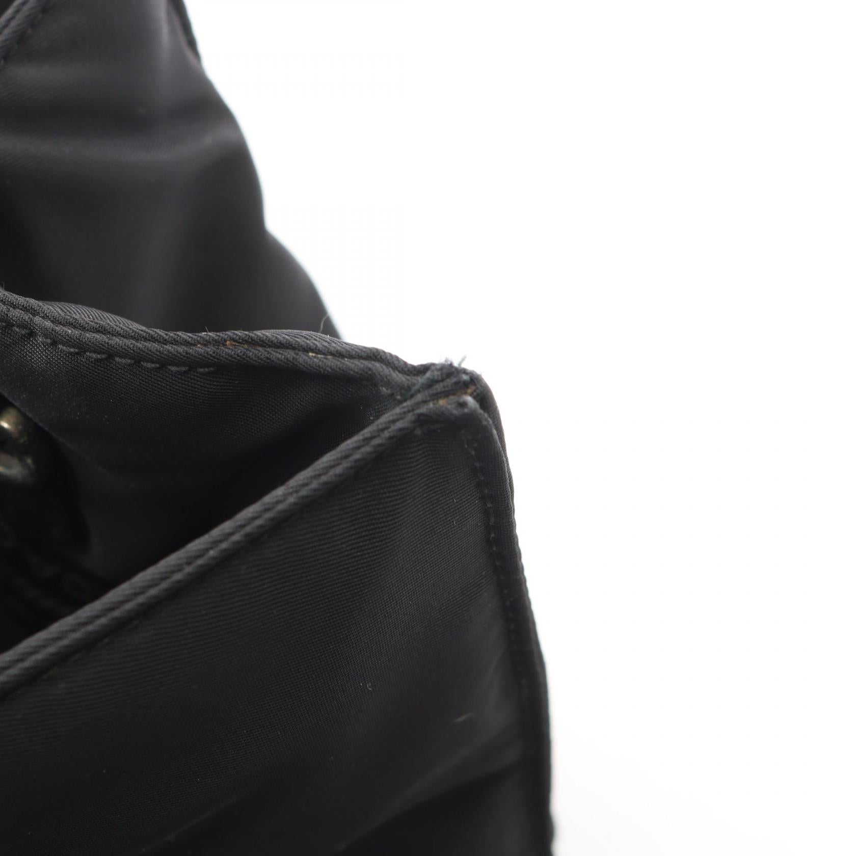 Re-Nylon ハンドバッグ トートバッグ ナイロン レザー ブラック プラダ バッグ PRADA