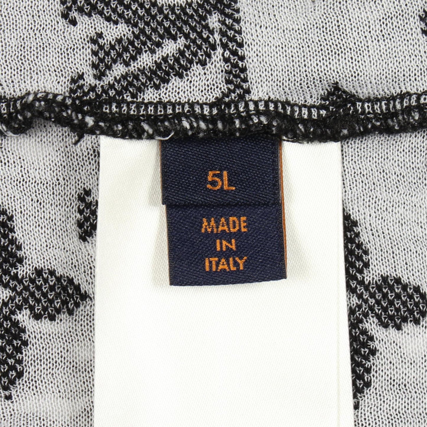 モノグラム シースルー 半袖Tシャツ コットン ブラック ルイヴィトン トップス LOUIS VUITTON