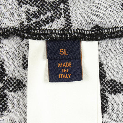 モノグラム シースルー 半袖Tシャツ コットン ブラック ルイヴィトン トップス LOUIS VUITTON