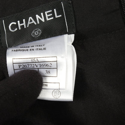 ココマーク スカート シルク コットン ブラック 05A シャネル ボトムス CHANEL