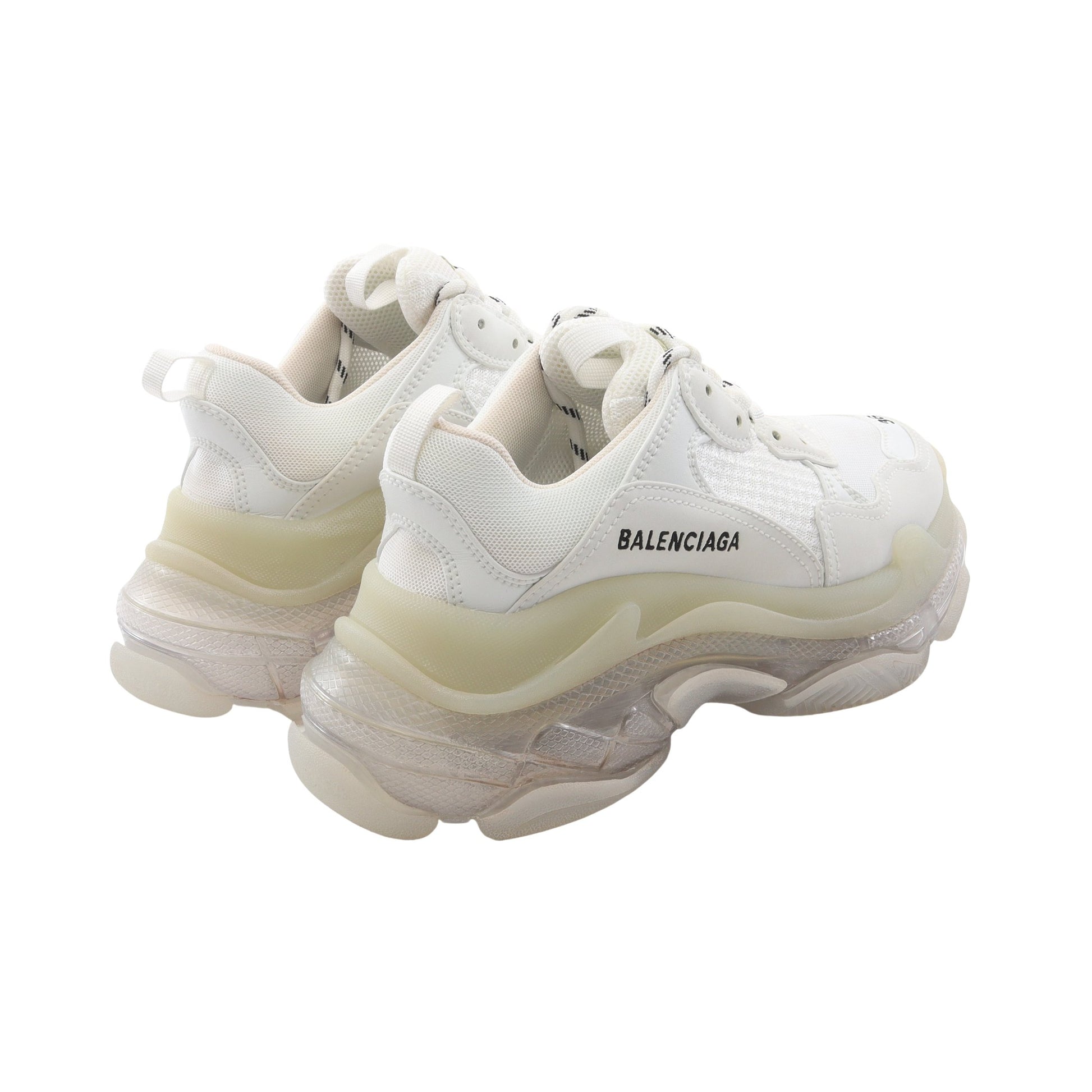 TRIPLE S トリプルS スニーカー ファブリック レザー ホワイト バレンシアガ シューズ BALENCIAGA