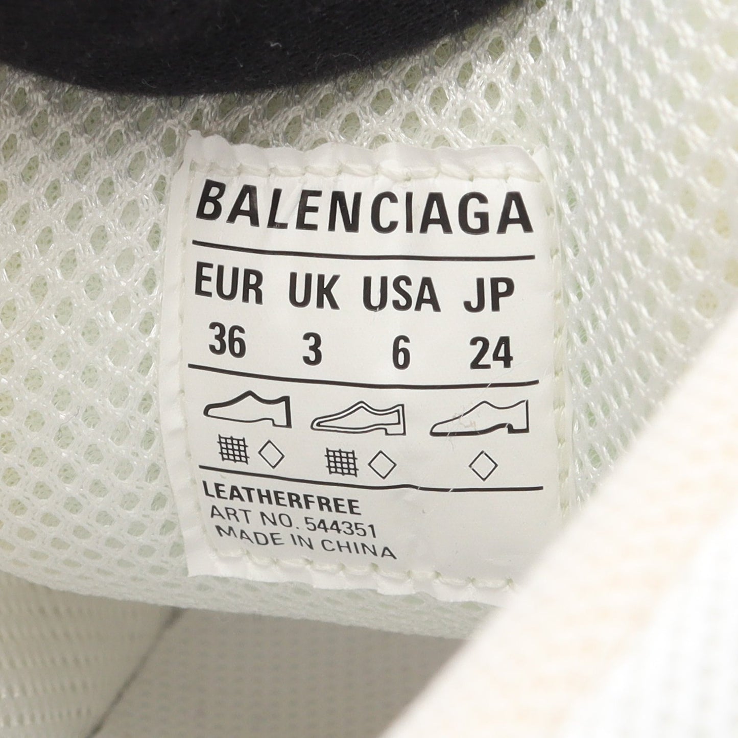 TRIPLE S トリプルS スニーカー ファブリック レザー ホワイト バレンシアガ シューズ BALENCIAGA