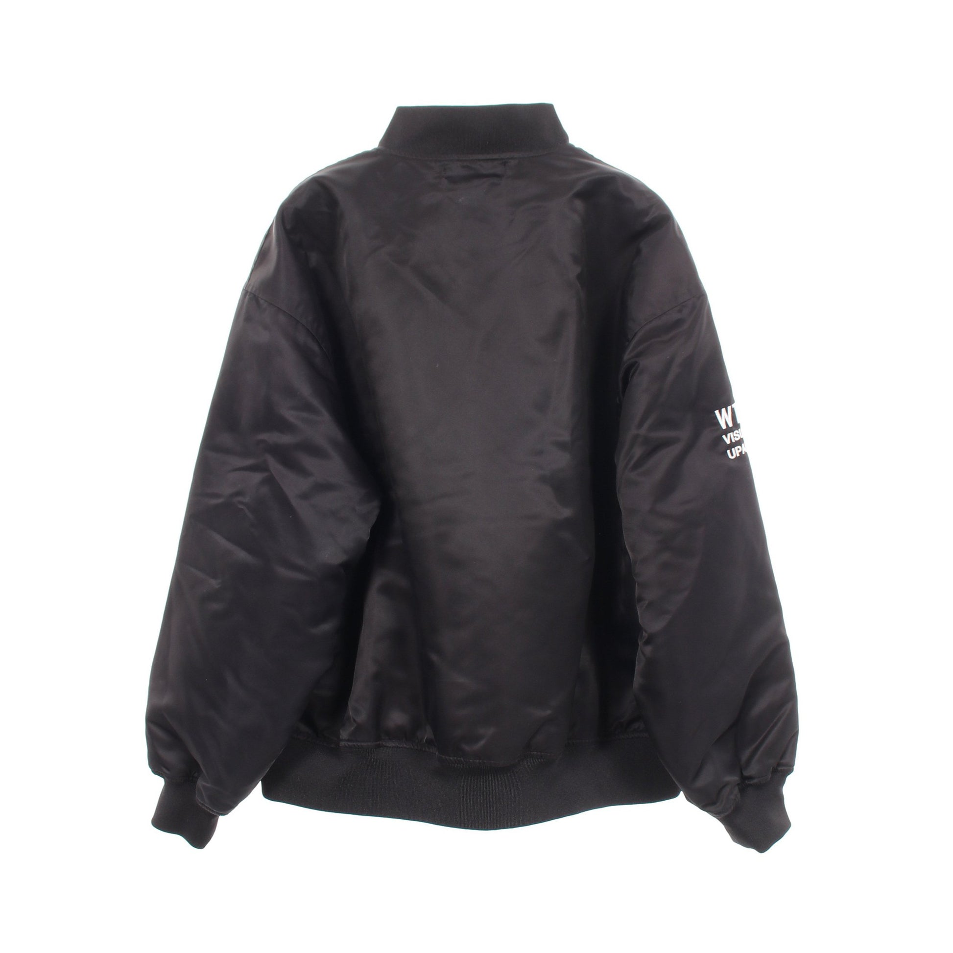 TEAM JACKET 中綿入りブルゾン ボンバージャケット ナイロン ブラック ダブルタップス アウター WTAPS