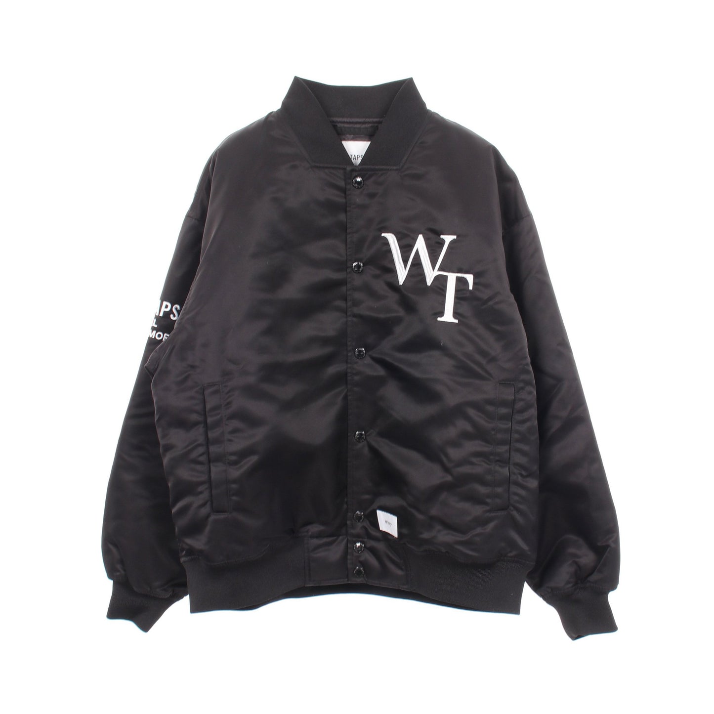 TEAM JACKET 中綿入りブルゾン ボンバージャケット ナイロン ブラック ダブルタップス アウター WTAPS
