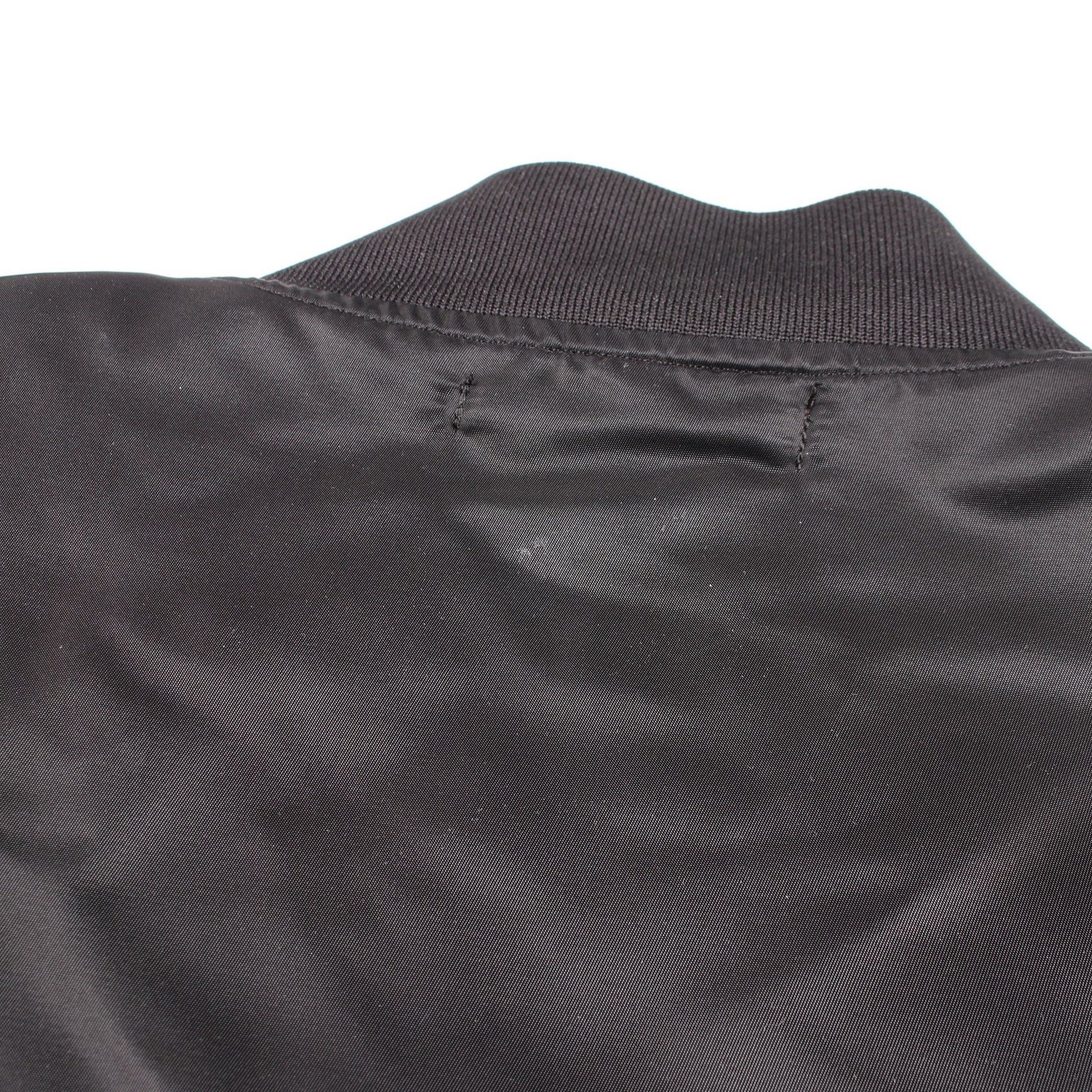 TEAM JACKET 中綿入りブルゾン ボンバージャケット ナイロン ブラック ダブルタップス アウター WTAPS