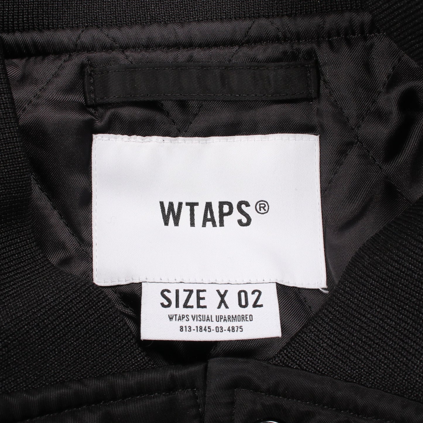 TEAM JACKET 中綿入りブルゾン ボンバージャケット ナイロン ブラック ダブルタップス アウター WTAPS