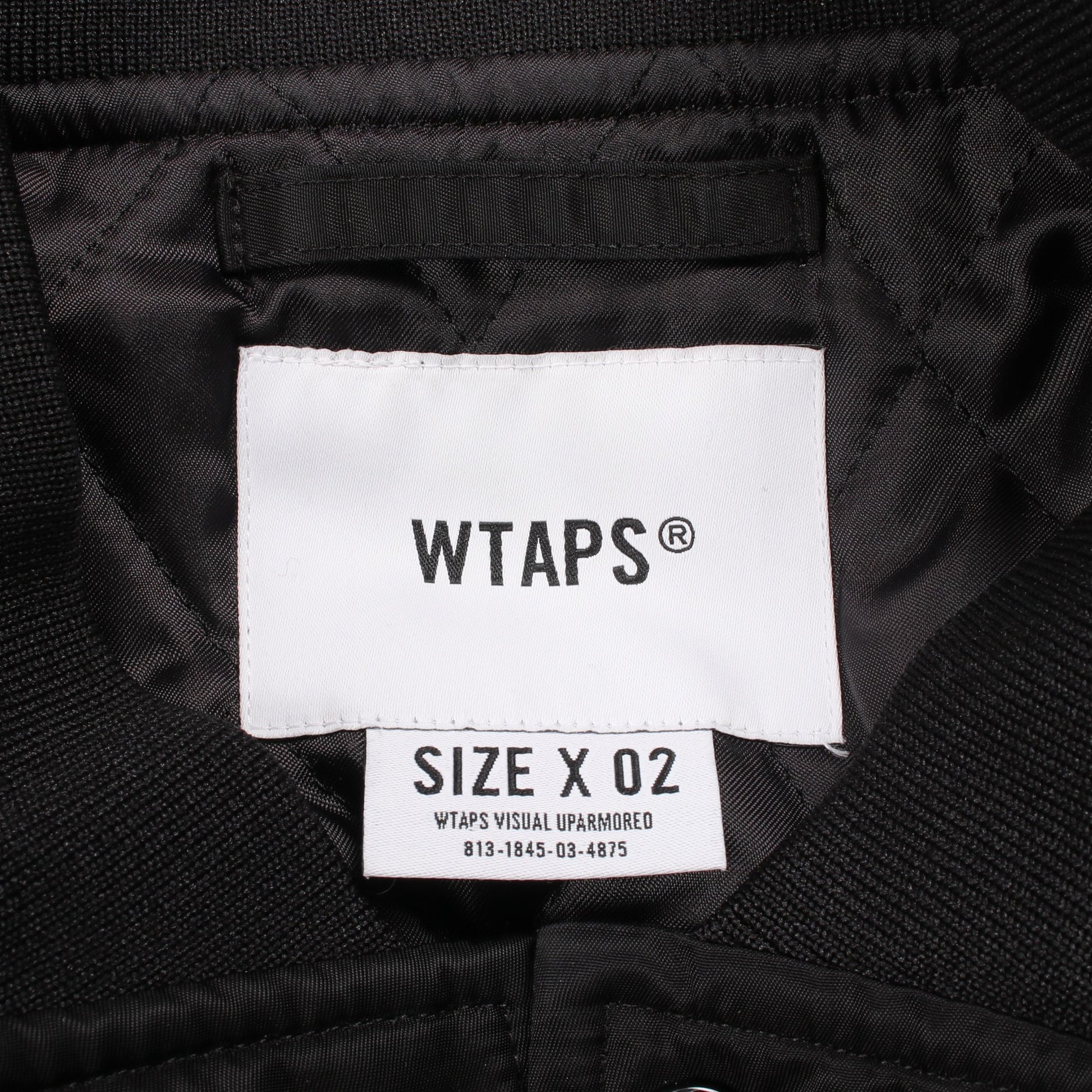TEAM JACKET 中綿入りブルゾン ボンバージャケット ナイロン ブラック ダブルタップス アウター WTAPS