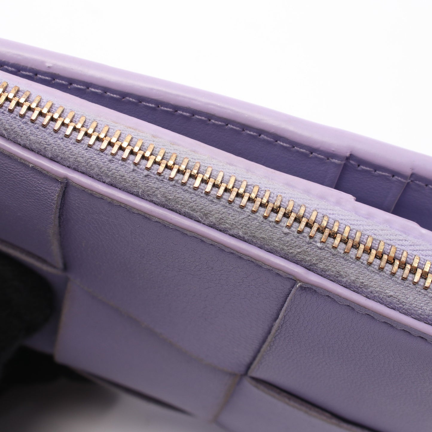 スモール カセット マキシイントレチャート 二つ折り財布 レザー ライトパープル ボッテガヴェネタ 財布・小物 BOTTEGA VENETA