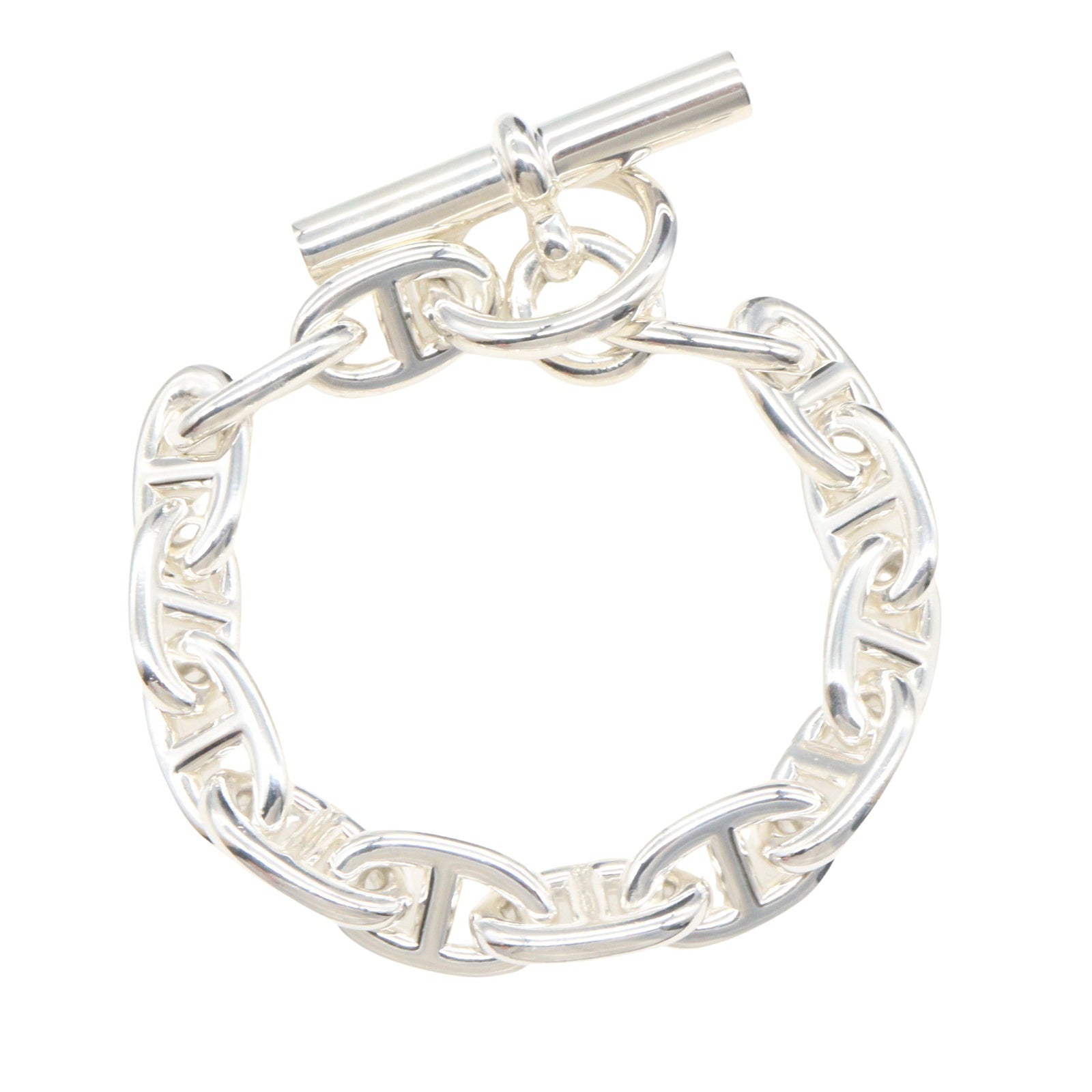 シェーヌダンクルMM 14コマ ブレスレット ブレスレット SV925 シルバー エルメス アクセサリー HERMES