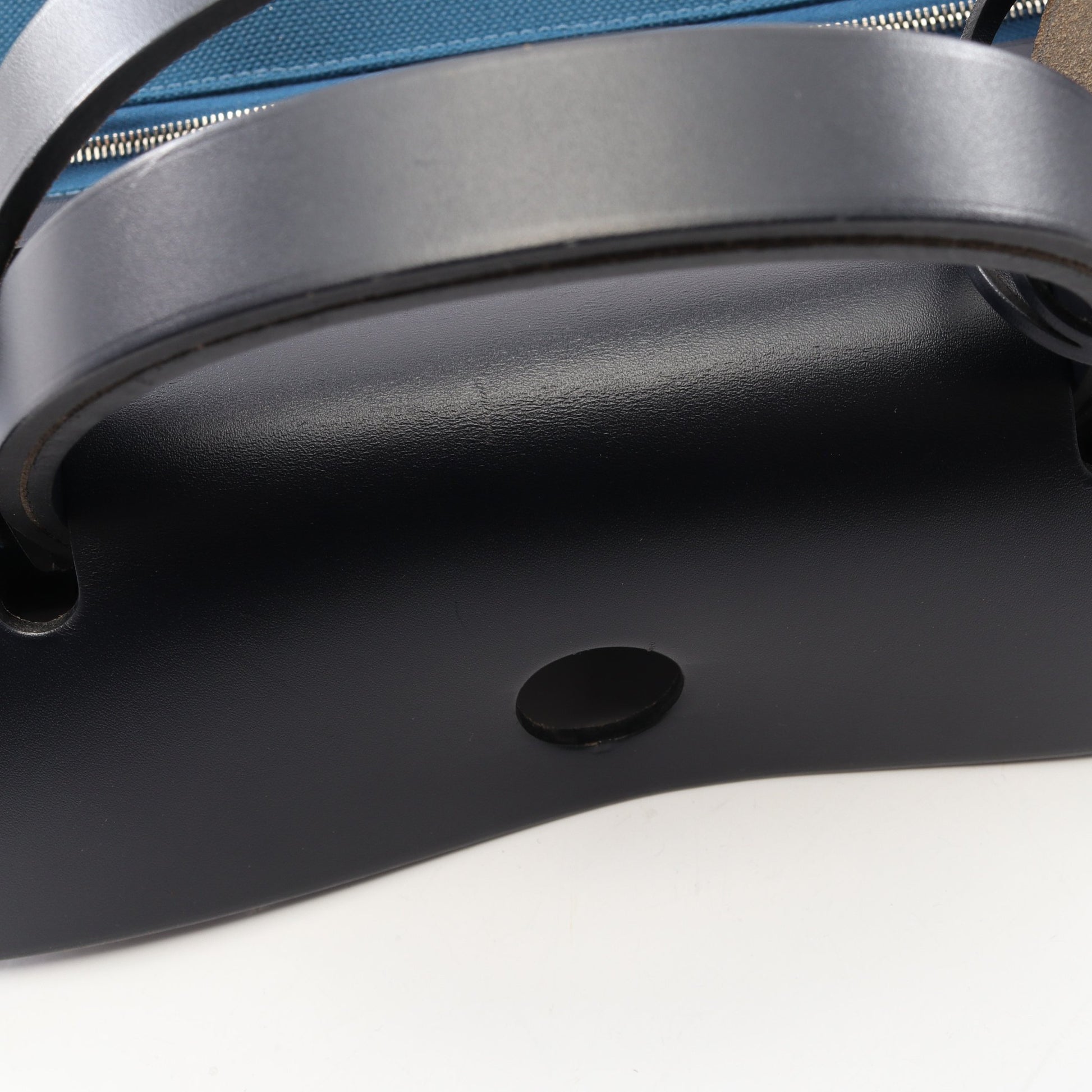 エールバッグジップPM ブルーウートルメール ブルーインディゴ 2WAY ハンドバッグ トワルミリタリー ヴァッシュハンター ブルー ネイビー シルバー金具 D刻印 エルメス バッグ HERMES