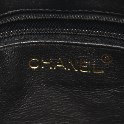 マトラッセ タッセル チェーンショルダーバッグ ラムスキン ブラック ゴールド金具 ヴィンテージ シャネル バッグ CHANEL