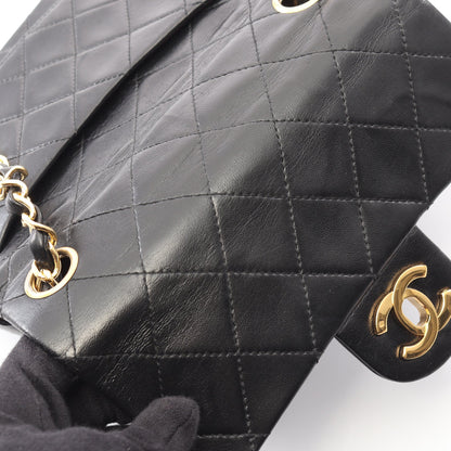 ミニマトラッセ チェーンショルダーバッグ ラムスキン ブラック ゴールド金具 シャネル バッグ CHANEL