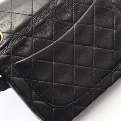 ミニマトラッセ チェーンショルダーバッグ ラムスキン ブラック ゴールド金具 シャネル バッグ CHANEL