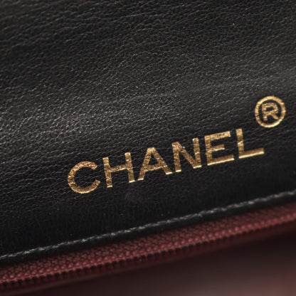 ミニマトラッセ チェーンショルダーバッグ ラムスキン ブラック ゴールド金具 シャネル バッグ CHANEL