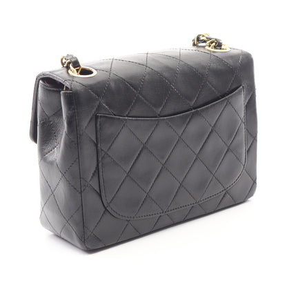 ミニマトラッセ チェーンショルダーバッグ ラムスキン ブラック ゴールド金具 シャネル バッグ CHANEL