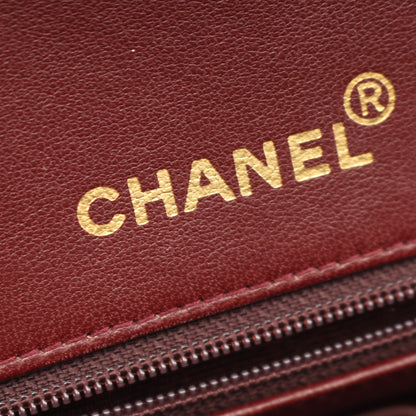 マトラッセ Wフラップ Wチェーンショルダーバッグ ラムスキン ブラック ゴールド金具 シャネル バッグ CHANEL
