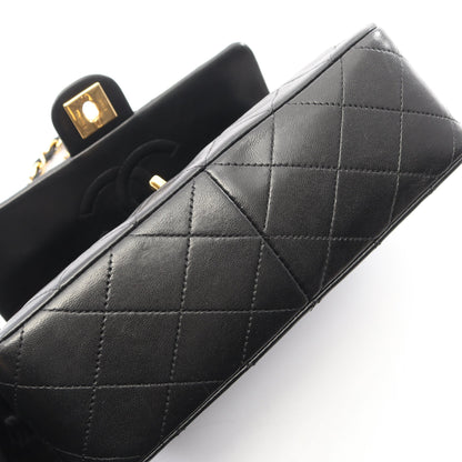 ミニマトラッセ20 チェーンショルダーバッグ ラムスキン ブラック ゴールド金具 ヴィンテージ シャネル バッグ CHANEL