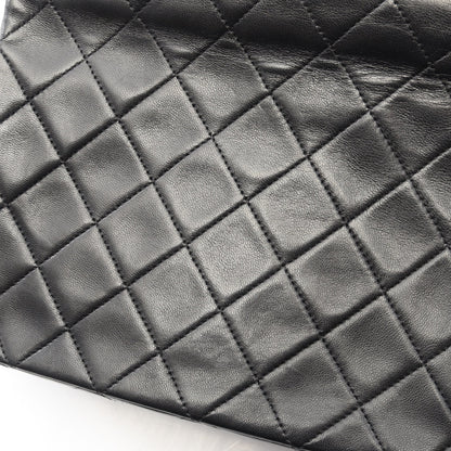 ミニマトラッセ20 チェーンショルダーバッグ ラムスキン ブラック ゴールド金具 ヴィンテージ シャネル バッグ CHANEL