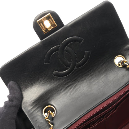 ミニマトラッセ20 チェーンショルダーバッグ ラムスキン ブラック ゴールド金具 ヴィンテージ シャネル バッグ CHANEL