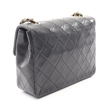 ミニマトラッセ20 チェーンショルダーバッグ ラムスキン ブラック ゴールド金具 ヴィンテージ シャネル バッグ CHANEL