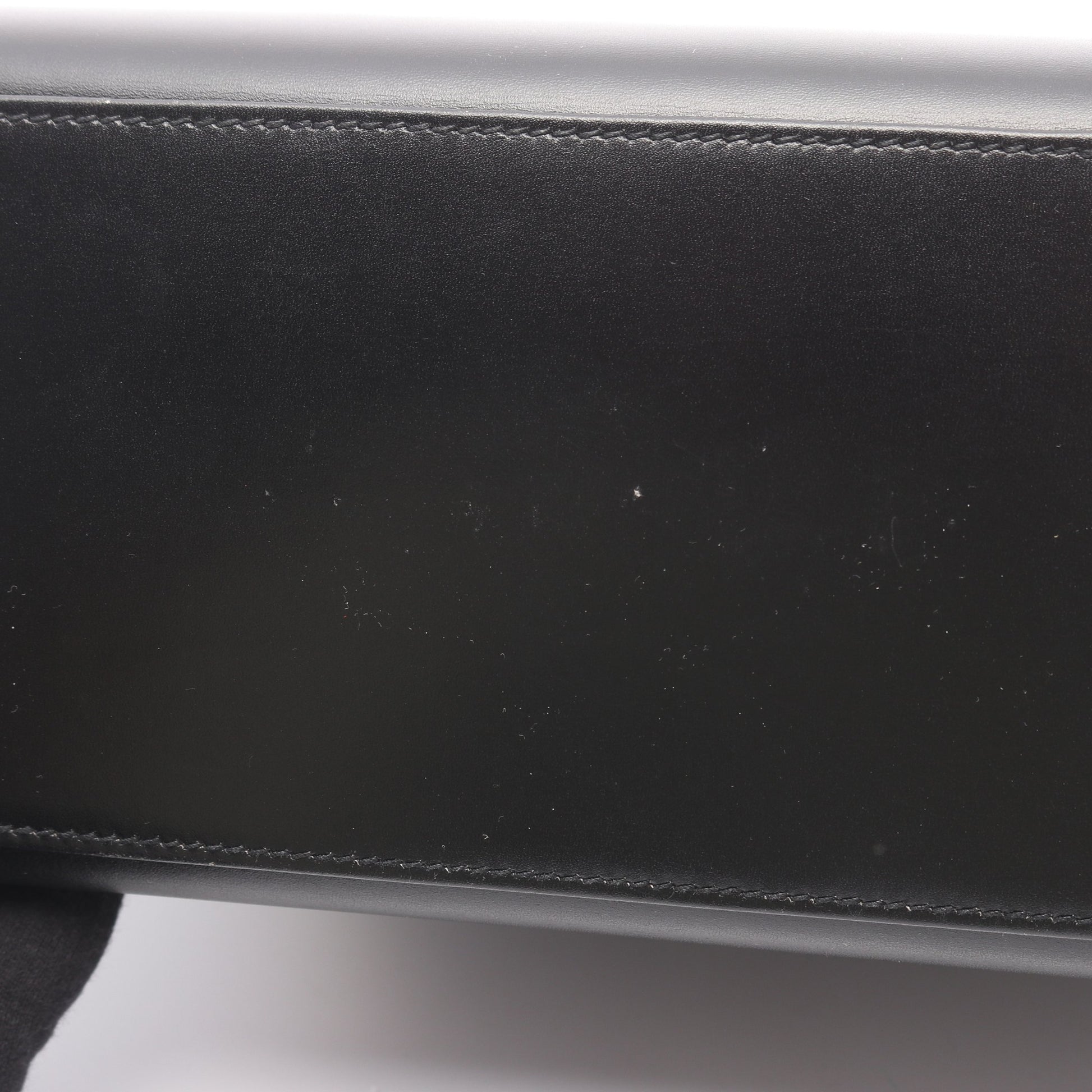 ケリー32 2WAY 外縫い ハンドバッグ ボックスカーフ ブラック ゴールド金具 ○A刻印 エルメス バッグ HERMES
