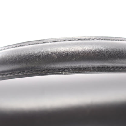 ケリー32 2WAY 外縫い ハンドバッグ ボックスカーフ ブラック ゴールド金具 ○A刻印 エルメス バッグ HERMES