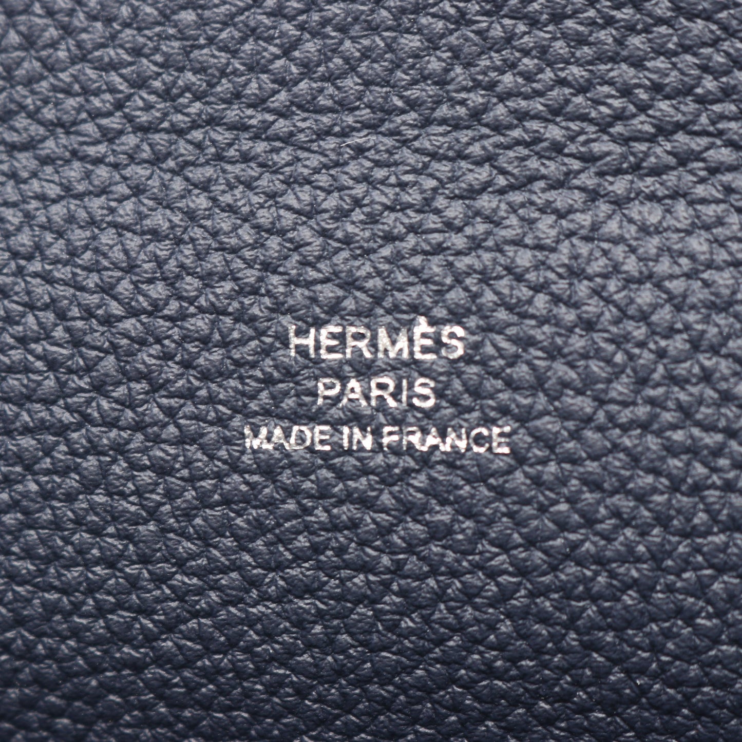 ヴィド ポッシュ ブルーニュイ ショルダーバッグ トゴ ネイビー シルバー金具 K刻印 エルメス バッグ HERMES