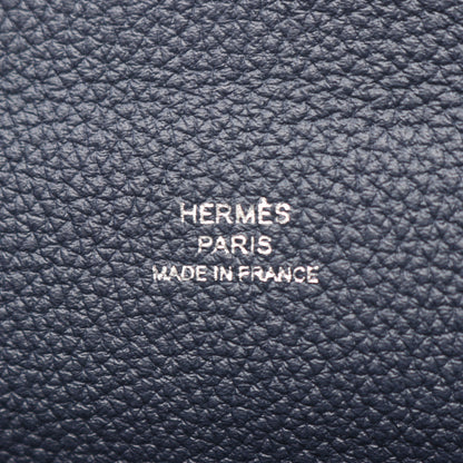 ヴィド ポッシュ ブルーニュイ ショルダーバッグ トゴ ネイビー シルバー金具 K刻印 エルメス バッグ HERMES